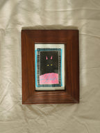 teak photo frame