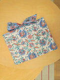 padded laptop sleeve - blue floral