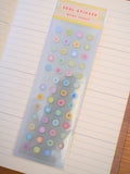 micro halo dots sticker sheet