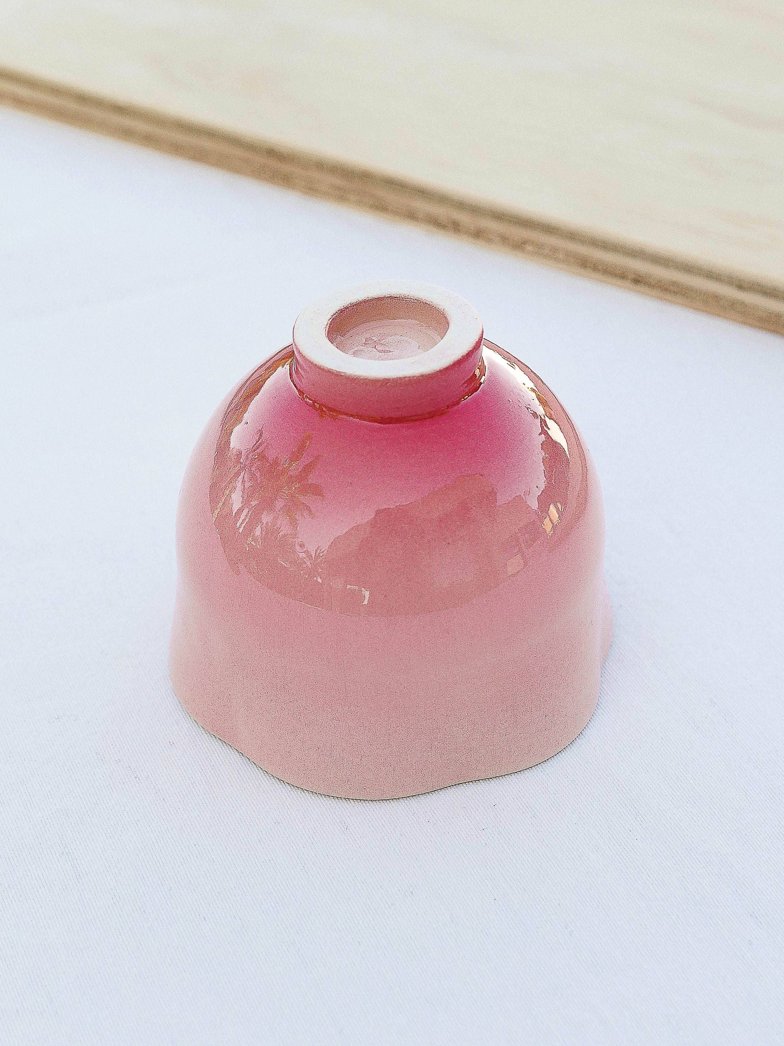 flower mug - pink/cream (150ml)