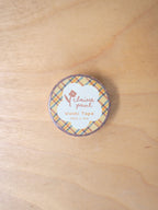 yellow check washi tape