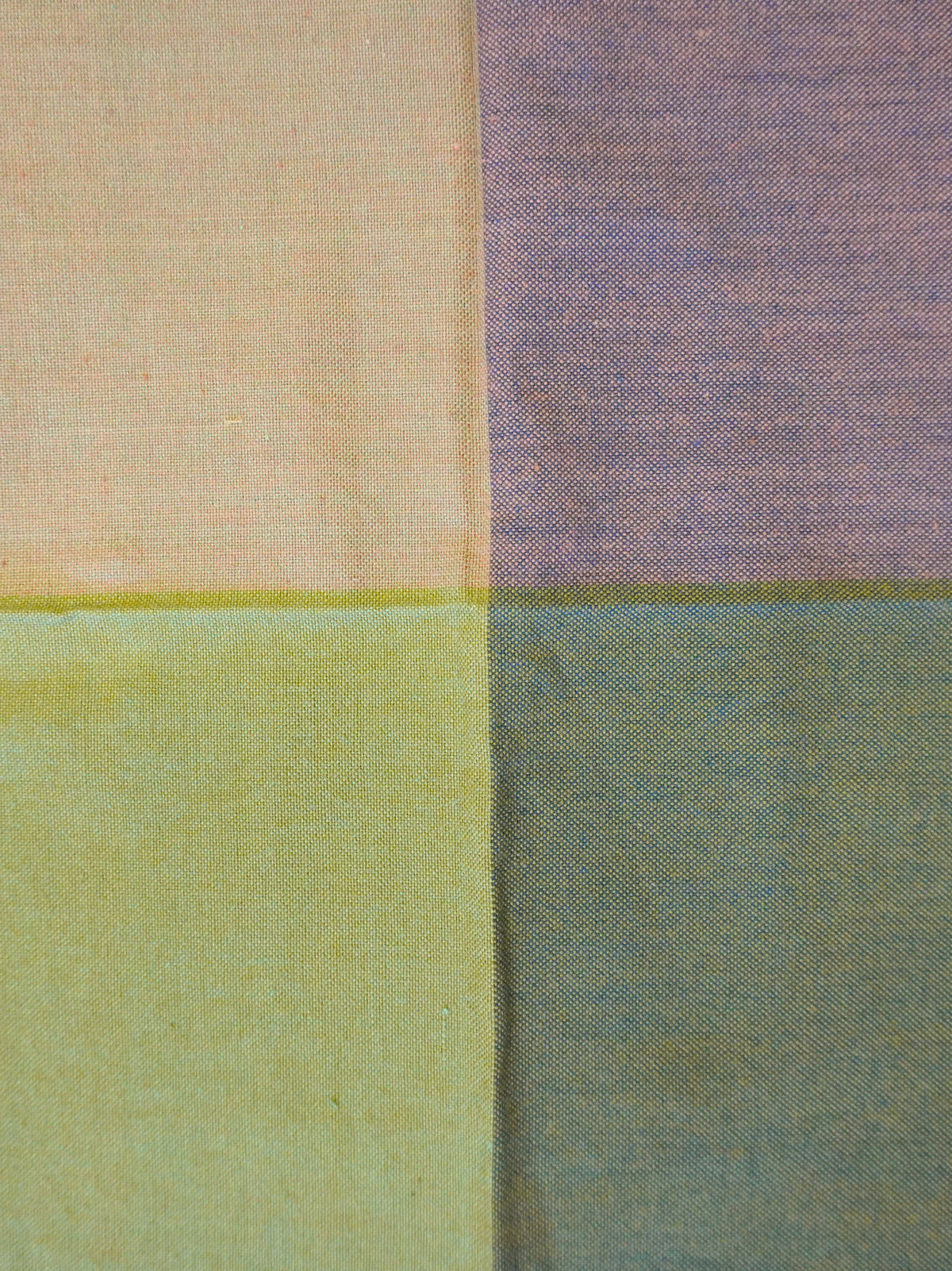 organic cotton patterned tea towel - set of 2