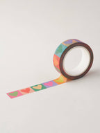 rainbow love hearts washi tape
