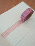 vintage grid washi tape