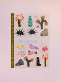 silly desert dream sticker sheet