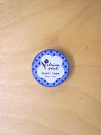 blue polka dot washi tape