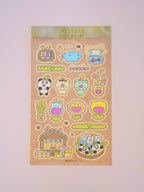flower wind love song sticker sheet