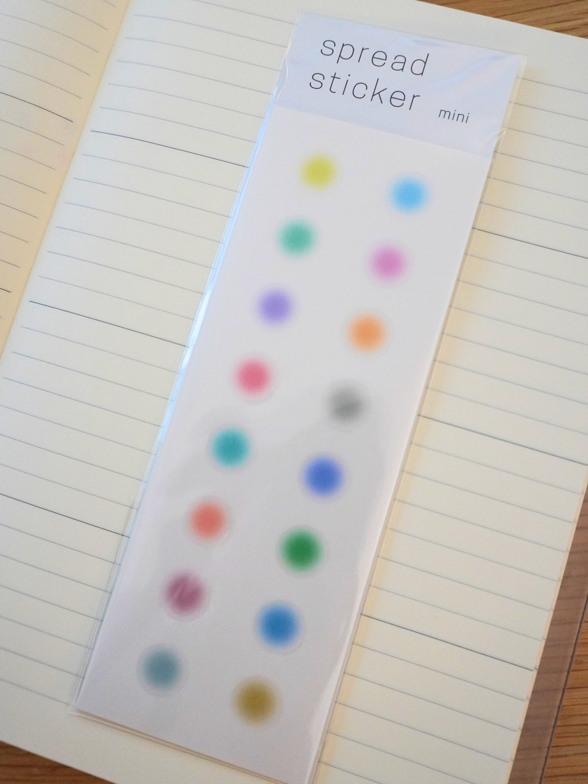 halo gradient dots sticker sheets