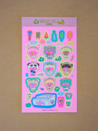 happy summer sticker sheet