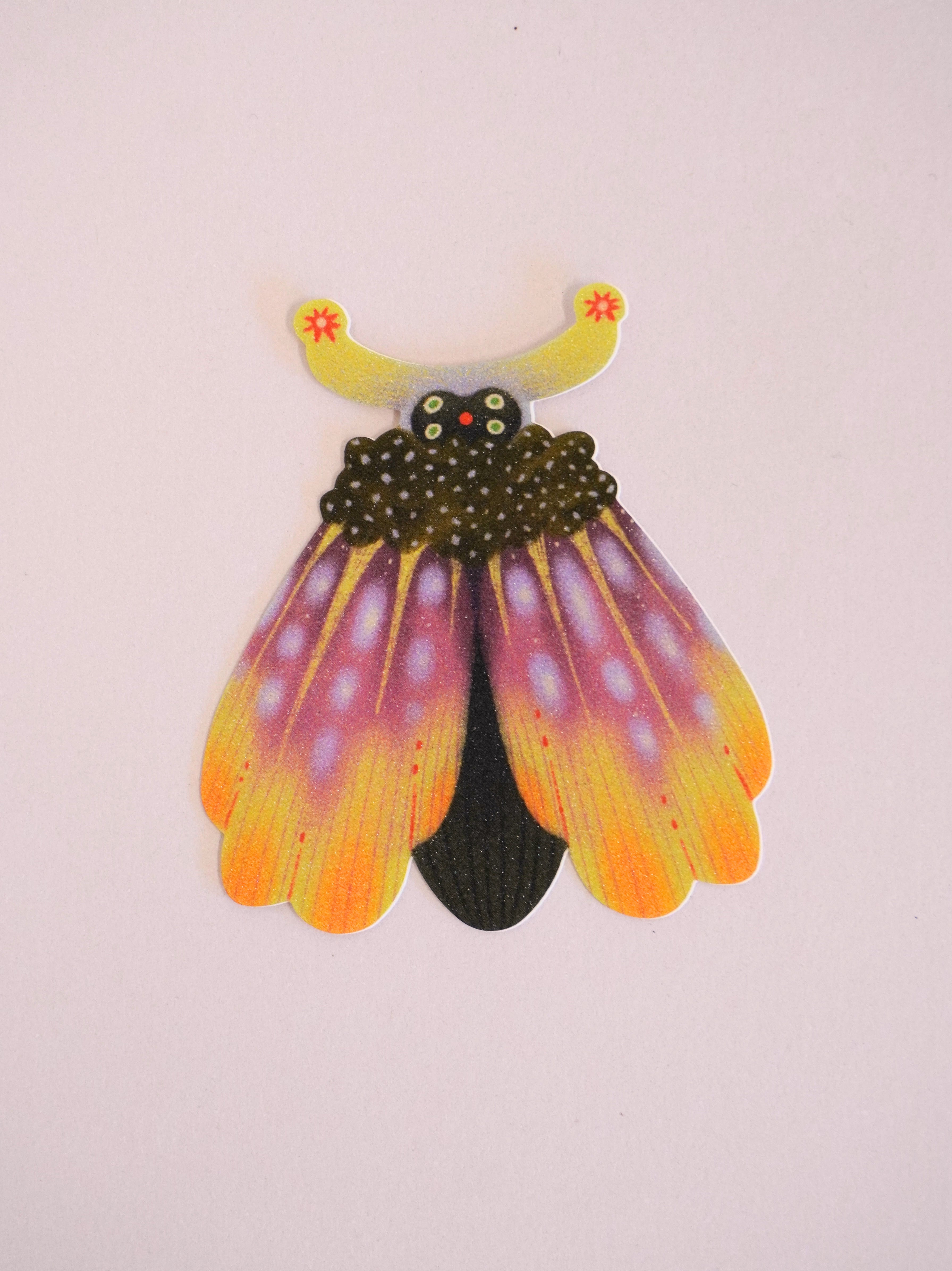 autocollant de poisson scintillant