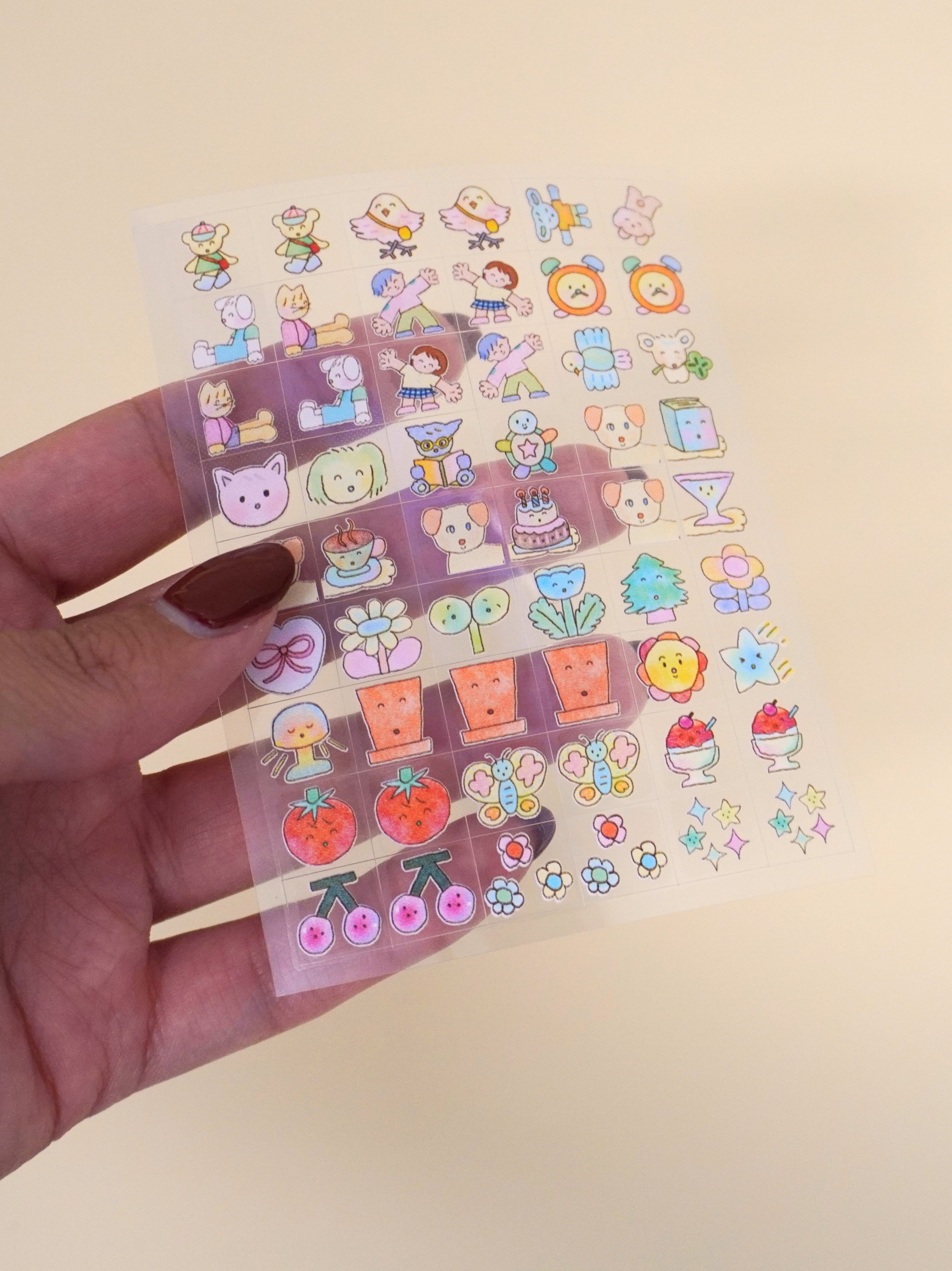 piece of everyday sticker sheet