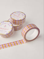 pastel gingham washi tape