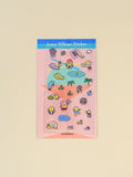lazy village sticker sheet