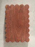 rectangular scallop chopping board