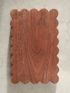 rectangular scallop chopping board