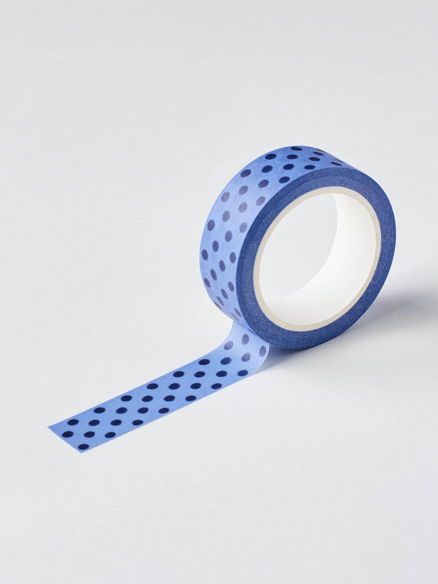 blue polka dot washi tape