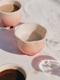 flower mug - pink/cream (150ml)