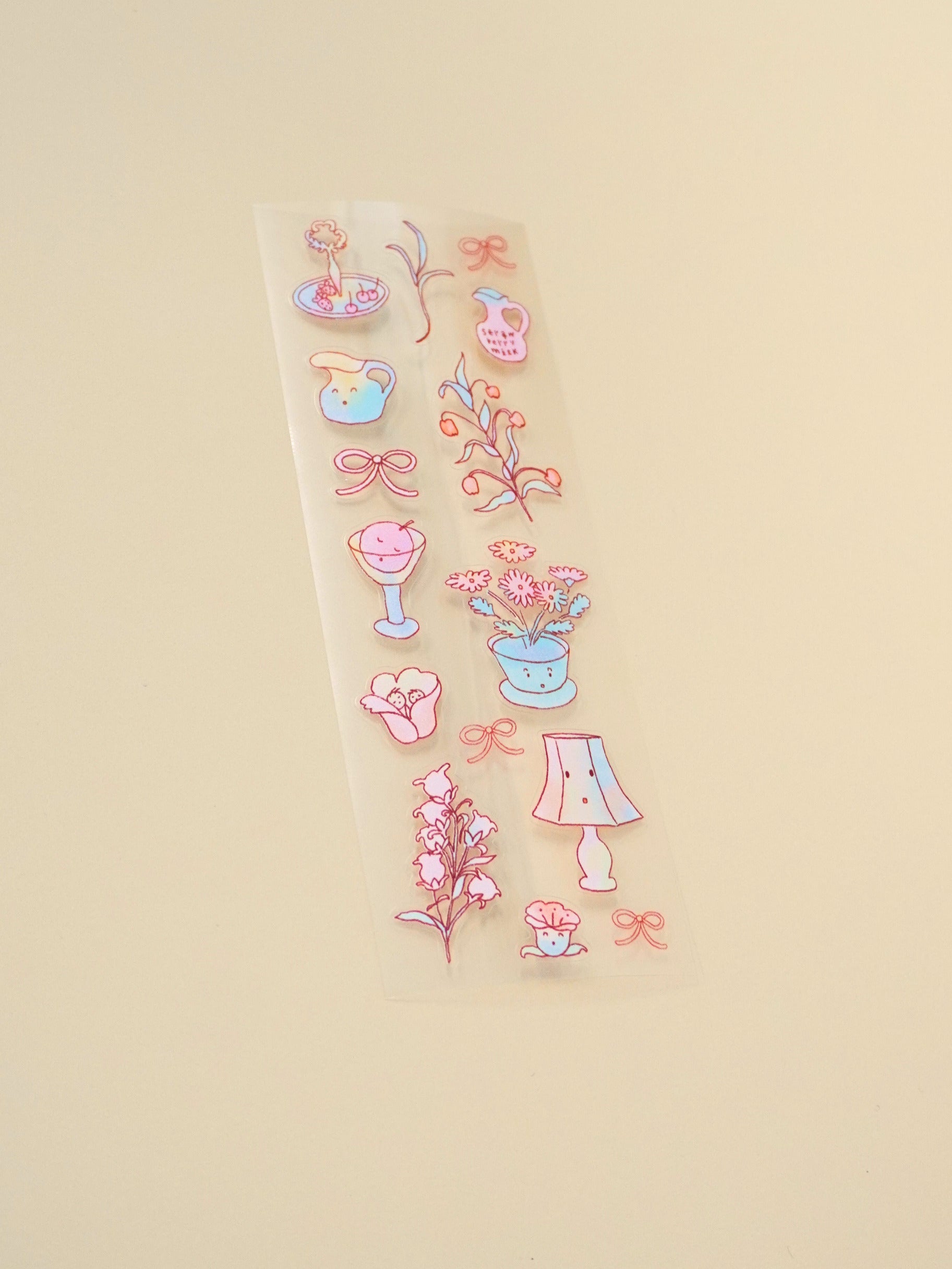 softy house sticker sheet