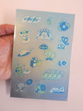 music luvvers sticker sheet