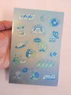 music luvvers sticker sheet