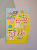 tea party - greeting card