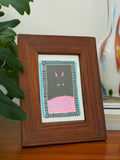 teak photo frame