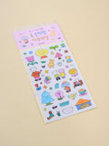always be warm like spring sticker sheet