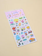 always be warm like spring sticker sheet