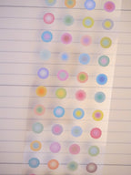 micro halo dots sticker sheet