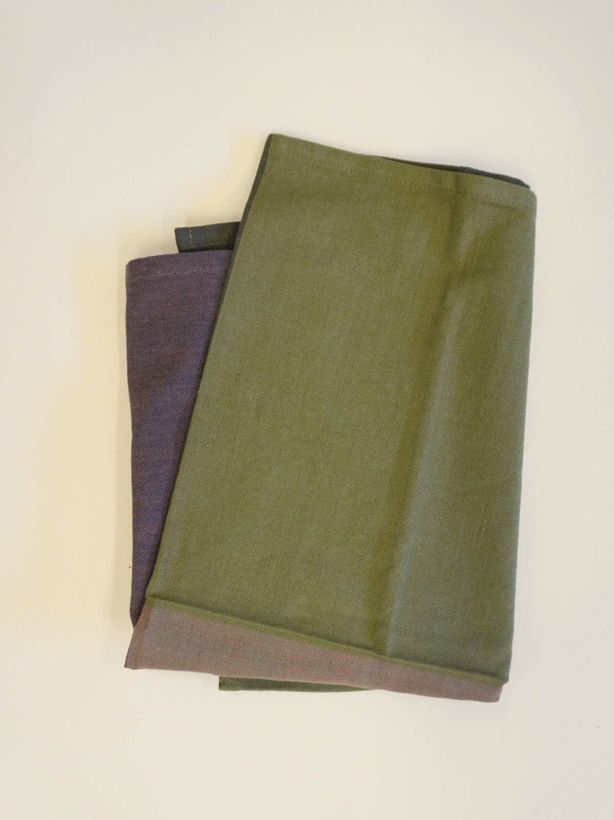 organic cotton patterned tea towel - set of 2