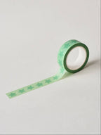 green stars washi tape