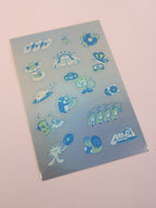 music luvvers sticker sheet