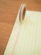 red stitch washi tape