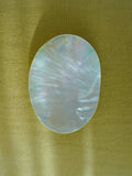 oval shaped mother of pearl dish