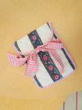 kindle sleeve - pink stripe floral