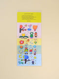 walk sticker sheet