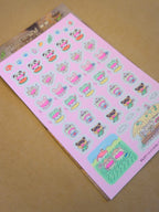 crunchy yummy sprinkle #1 sticker sheet