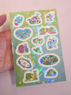 snail sticker sheet