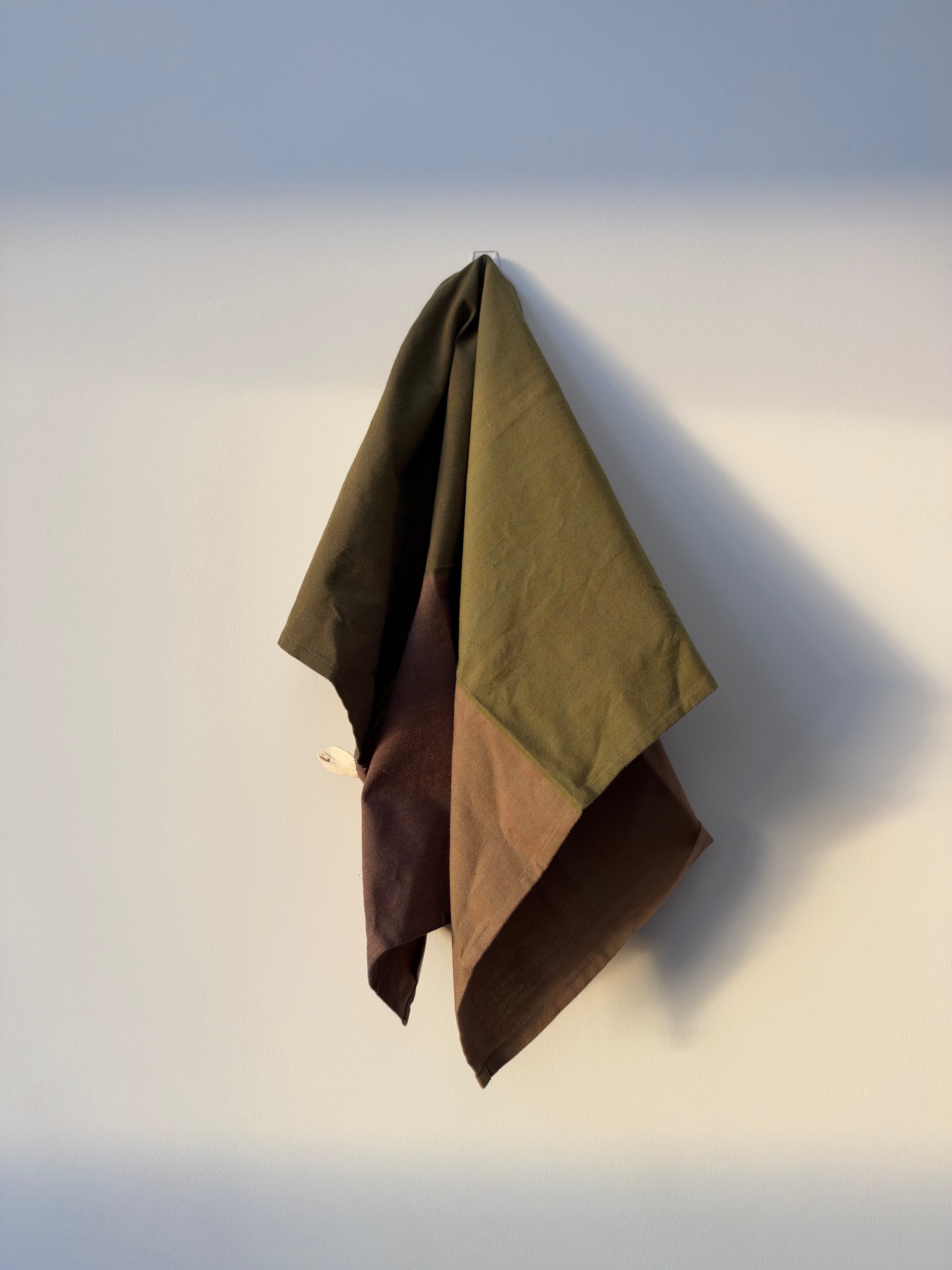 organic cotton patterned tea towel - set of 2