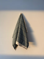 organic cotton patterned tea towel