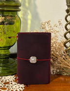 handmade leather journal cover - mini (A6)