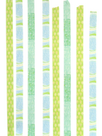 masking tape motif plantes estivales