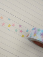 star sprinkle washi tape