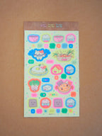 gukbap gimbap home-style meal sticker sheet