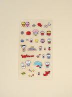 seaside village sticker sheet