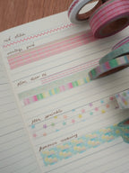 summer weaving washi tape