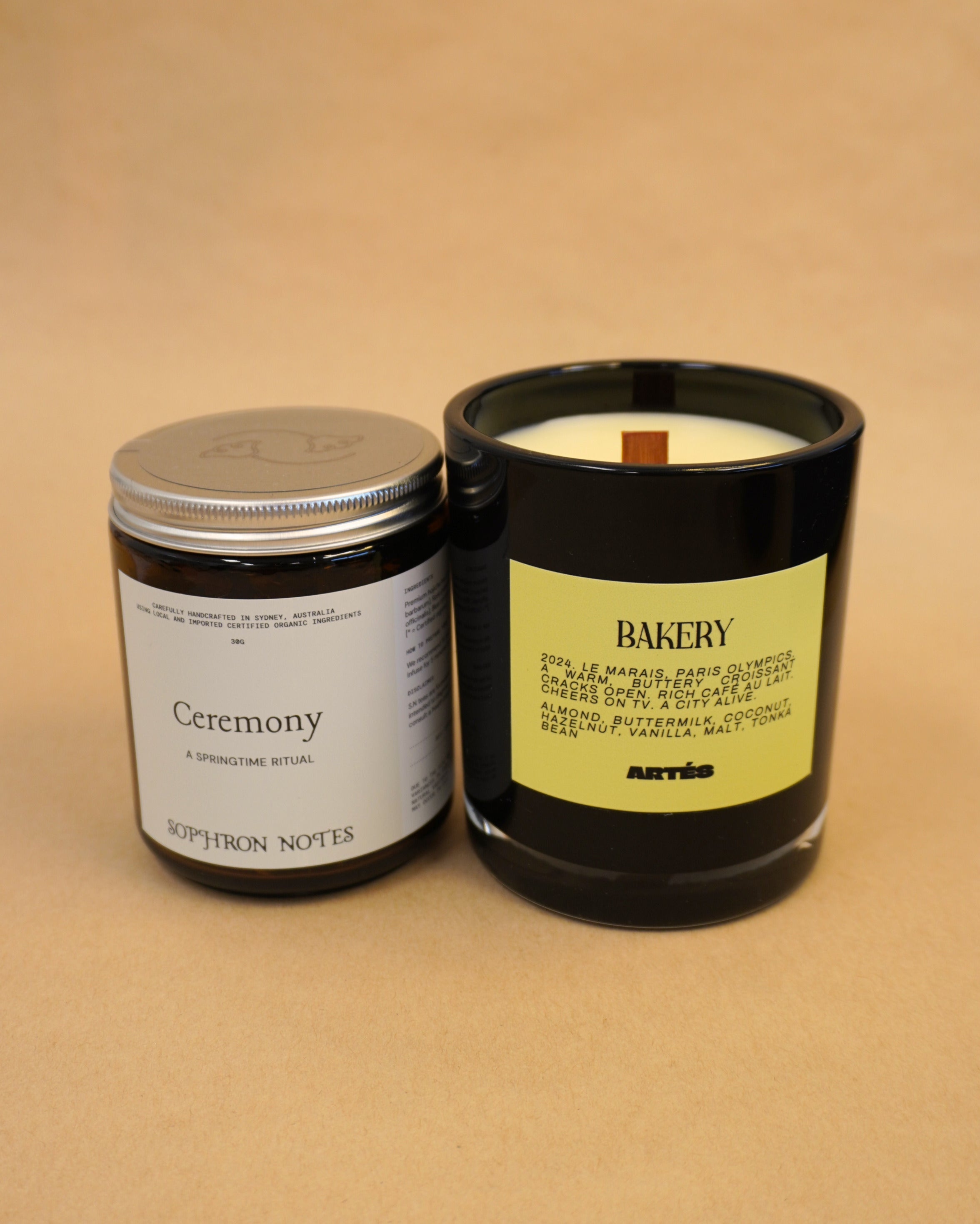 cozy night bundle - ceremony tea + bakery candle