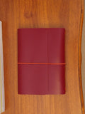 handmade leather journal cover - mini (A6)