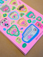 happy summer sticker sheet