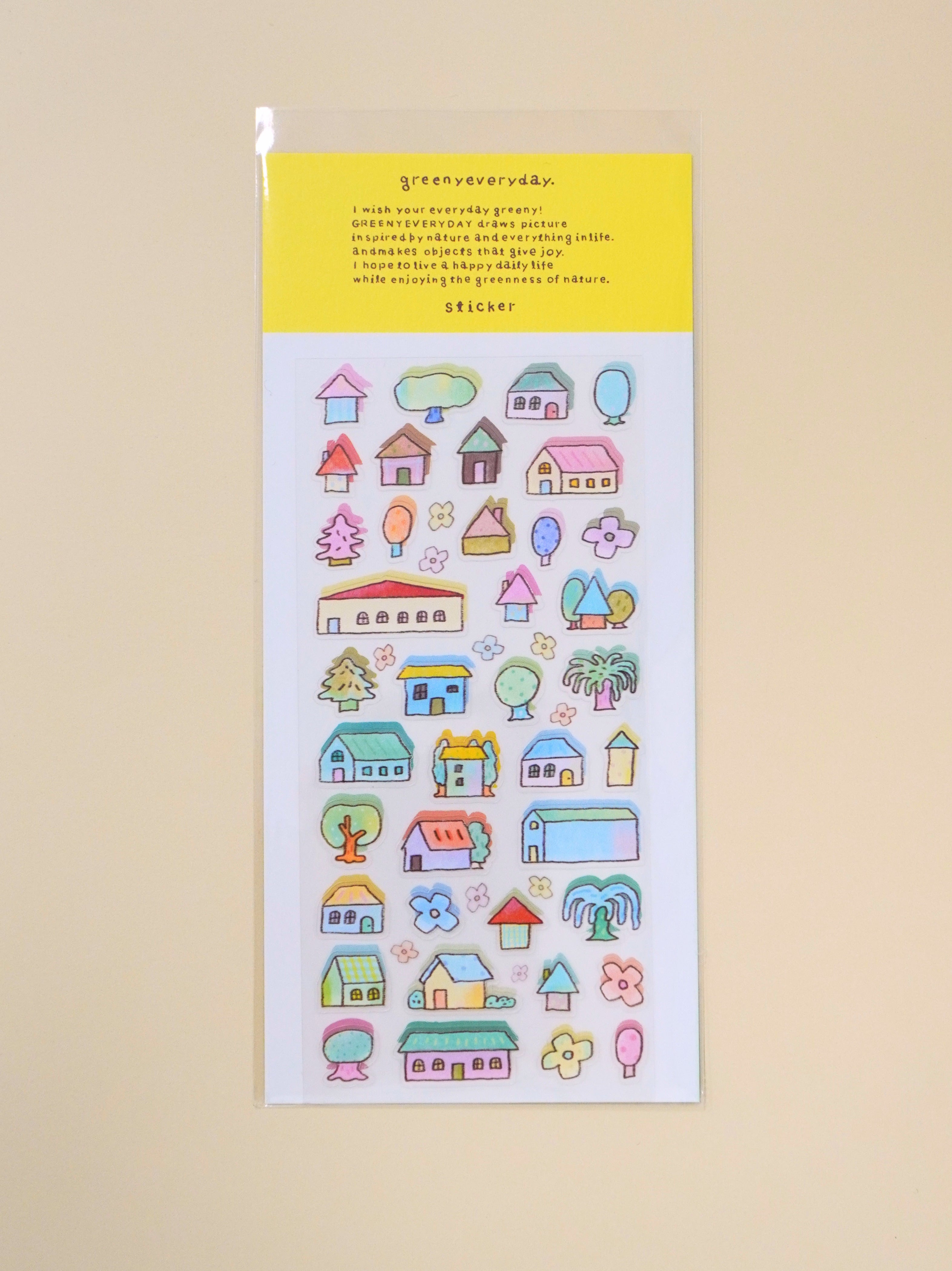 village sticker sheet